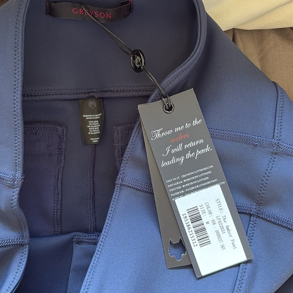 NWT Greyson Amber Golf Pants Dark Navy size M - Picture 6 of 7